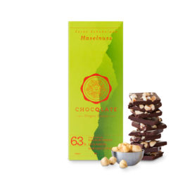 Vegane Bio-Schokolade mit Haselnuss 75g